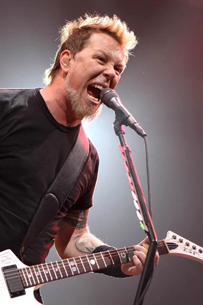 James Hetfield of Metallica Prudential Center Newark NJ