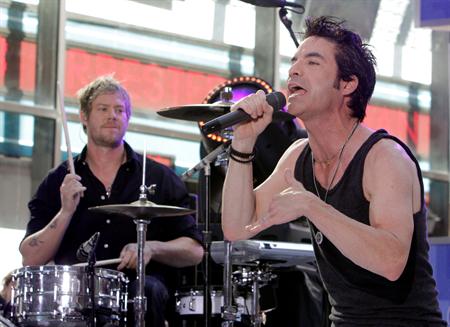 Scott Underwood and Pat Monahan of Train NBC's Today show New York City
